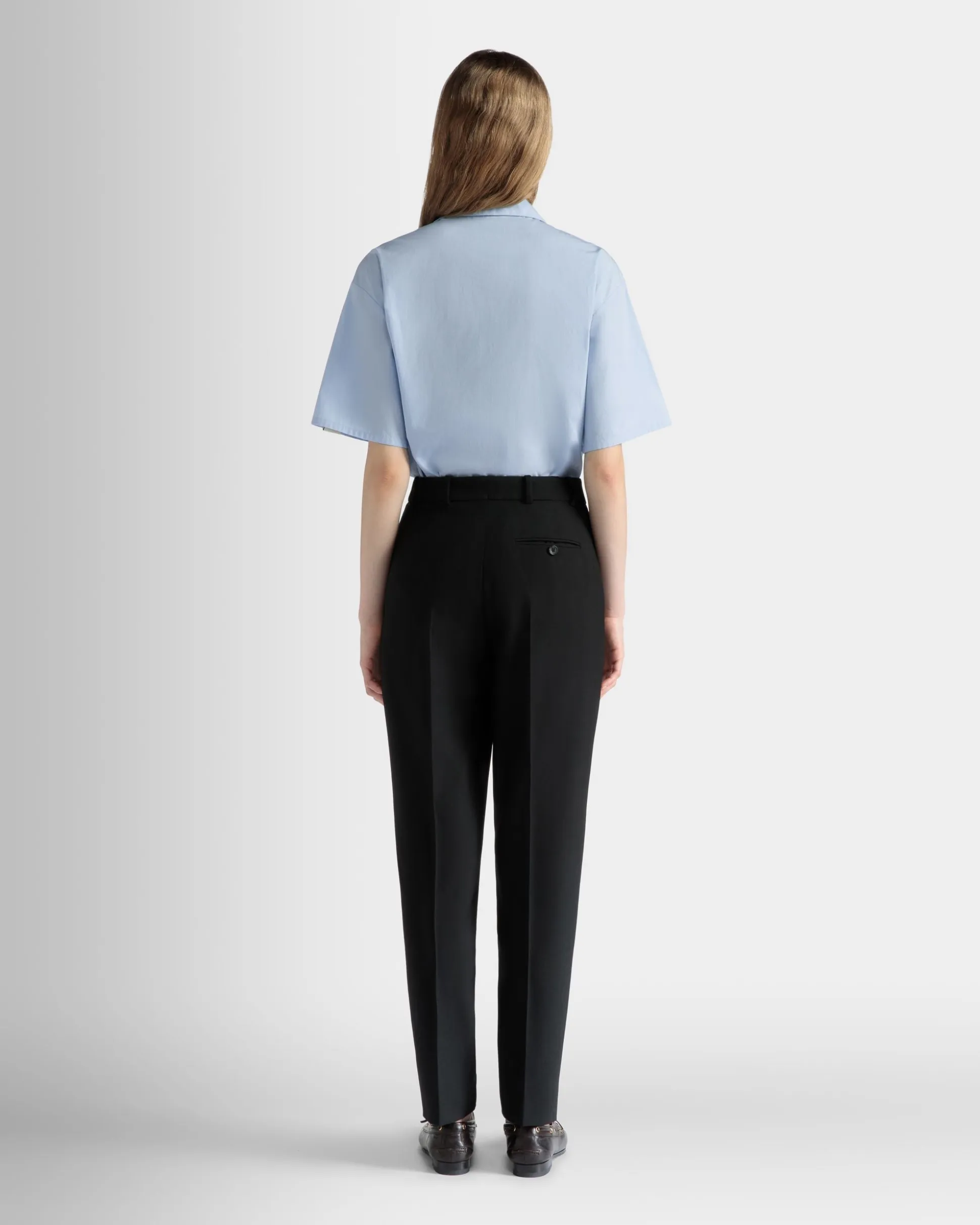 Oversized Shirt in Light Blue Cotton