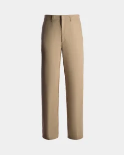 Pants in Camel Cotton