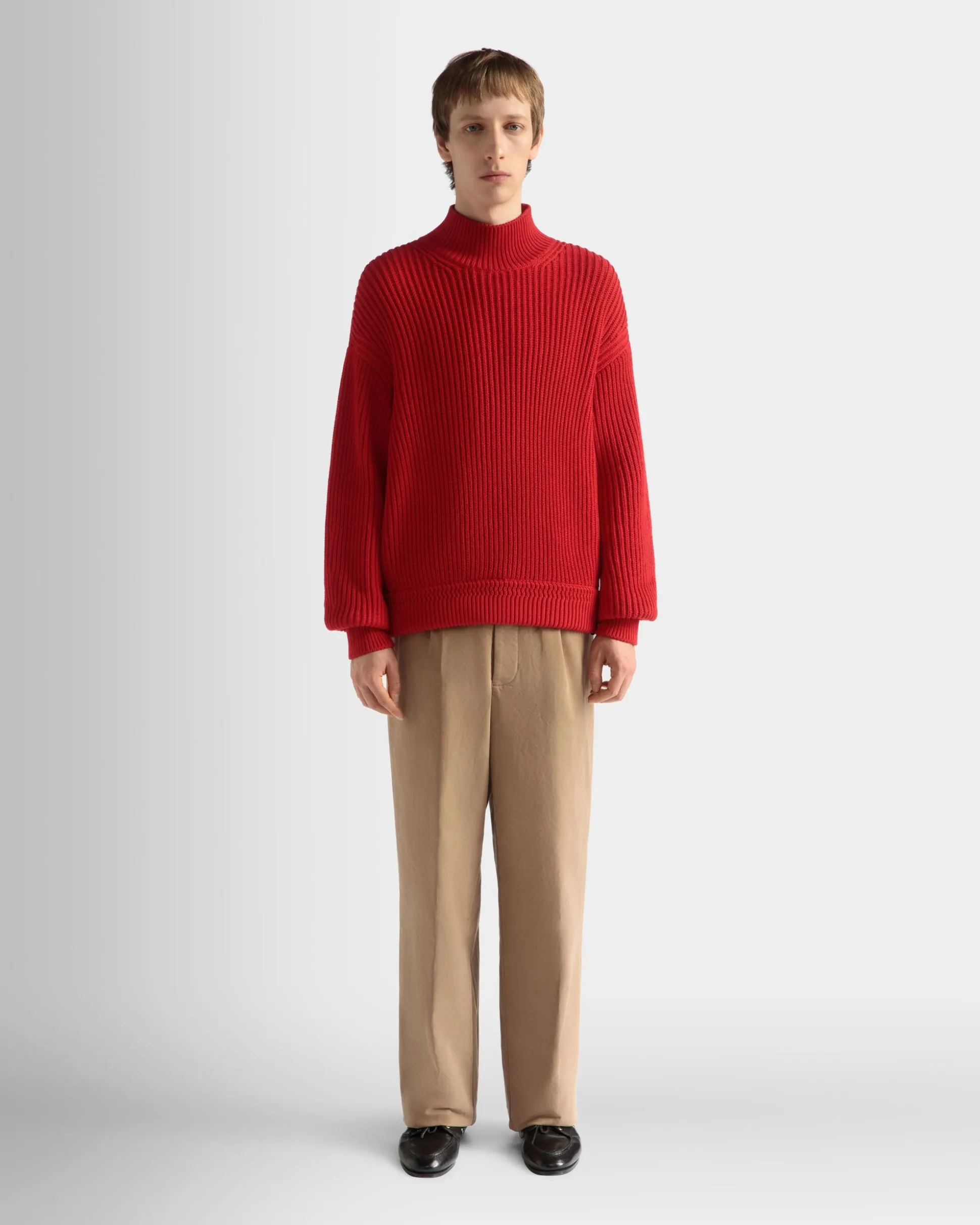 Pants in Camel Cotton
