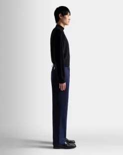 Pants in Dark Blue Cotton