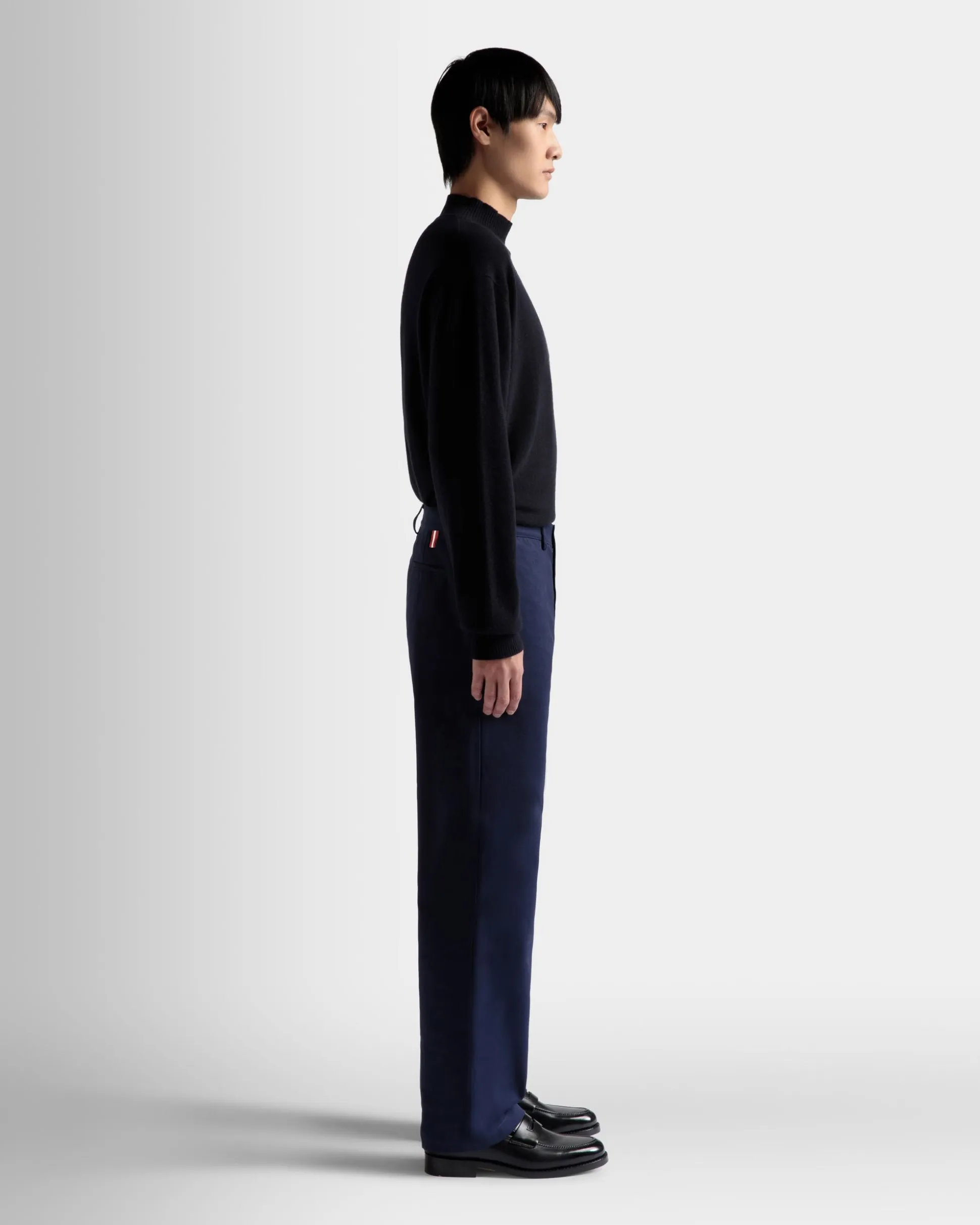 Pants in Dark Blue Cotton