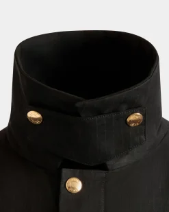 Parka in Black Nylon