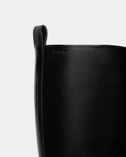 Peggy Boot in Black Leather