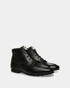 Plume Bootie In Black Leather