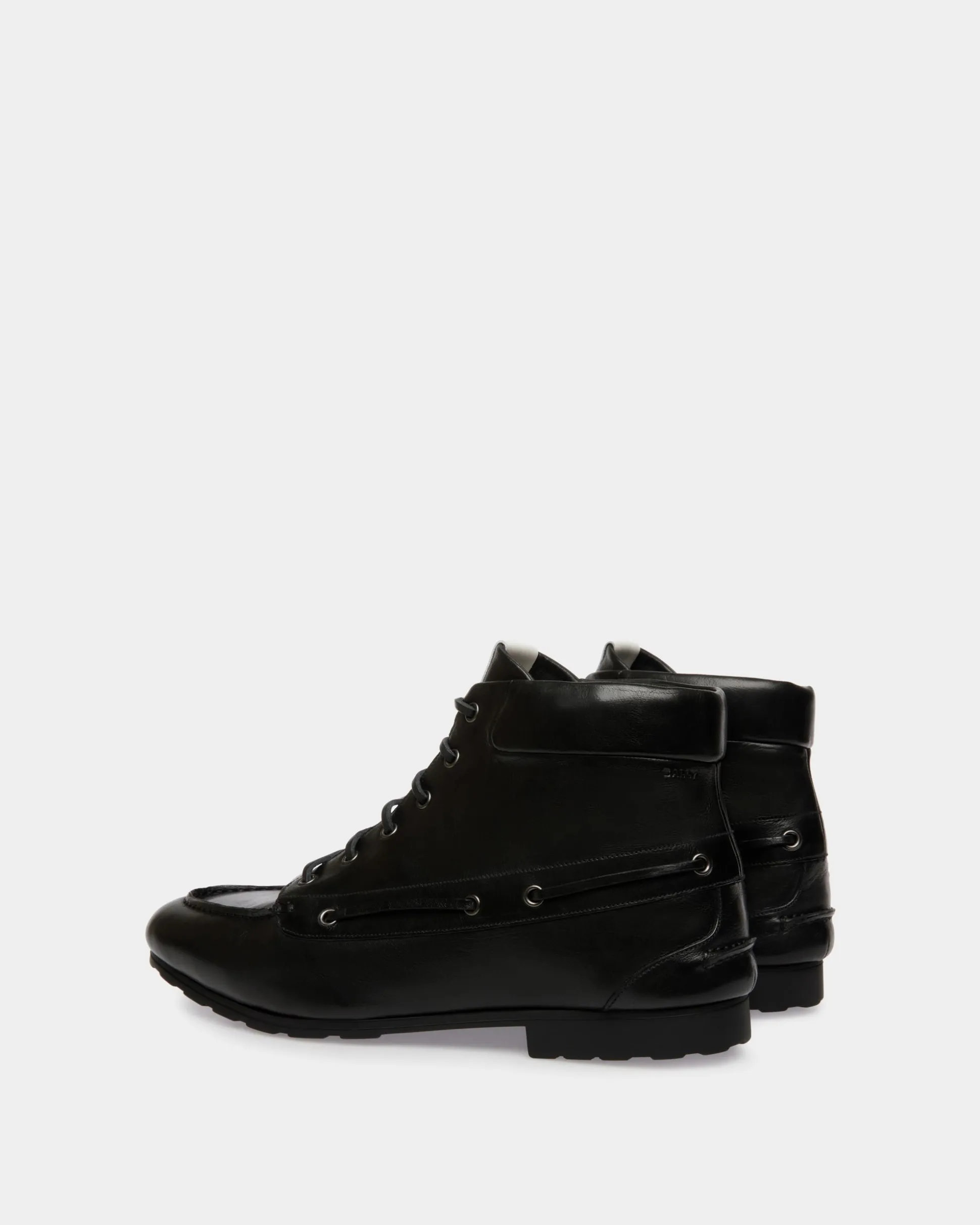 Plume Bootie In Black Leather