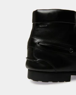 Plume Bootie In Black Leather