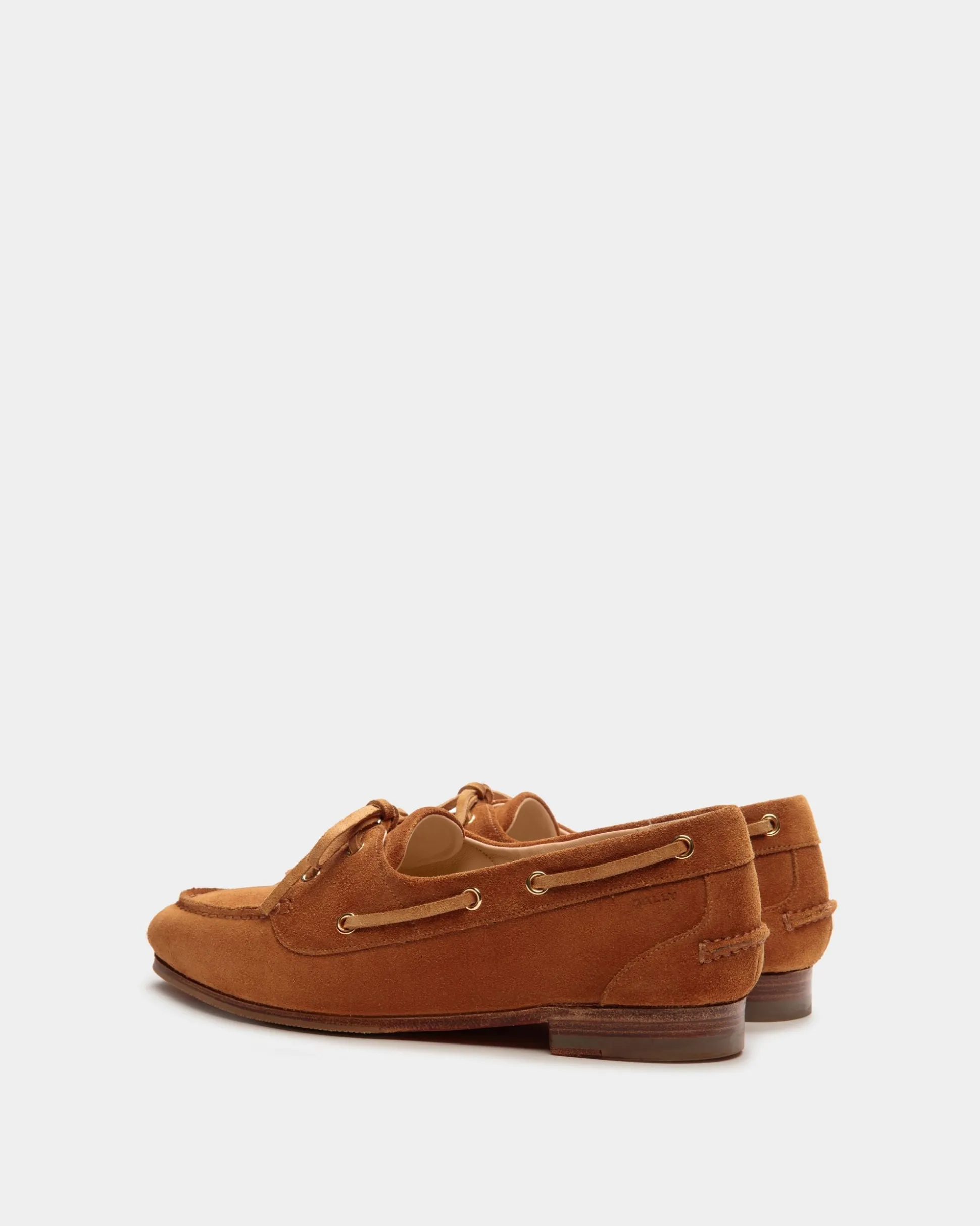 Plume Moccasin in Brown Suede