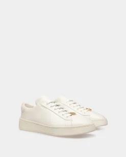 Raise Sneakers In White Leather