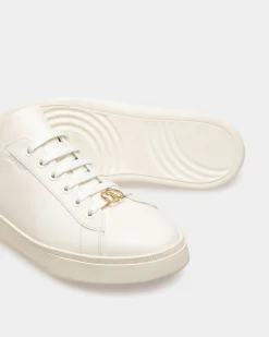 Raise Sneakers In White Leather