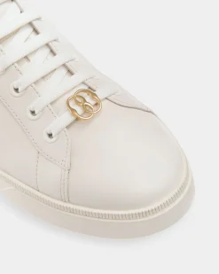 Raise Sneakers In White Leather