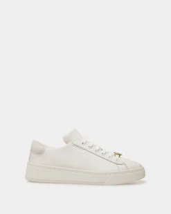 Raise Sneakers In White Leather