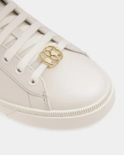 Raise Sneakers In White Leather