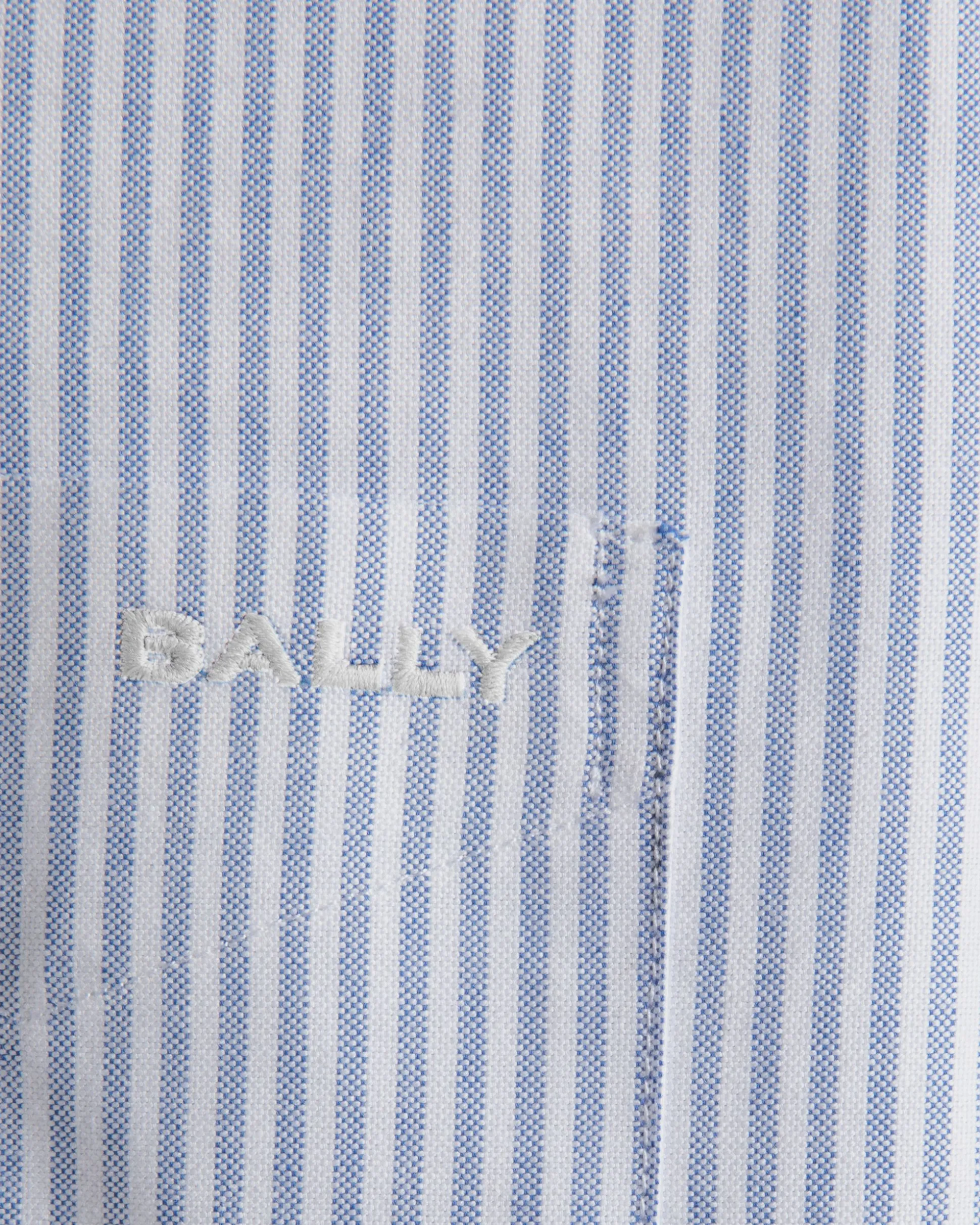 Regular Long Sleeve Shirt In Light Blue Cotton