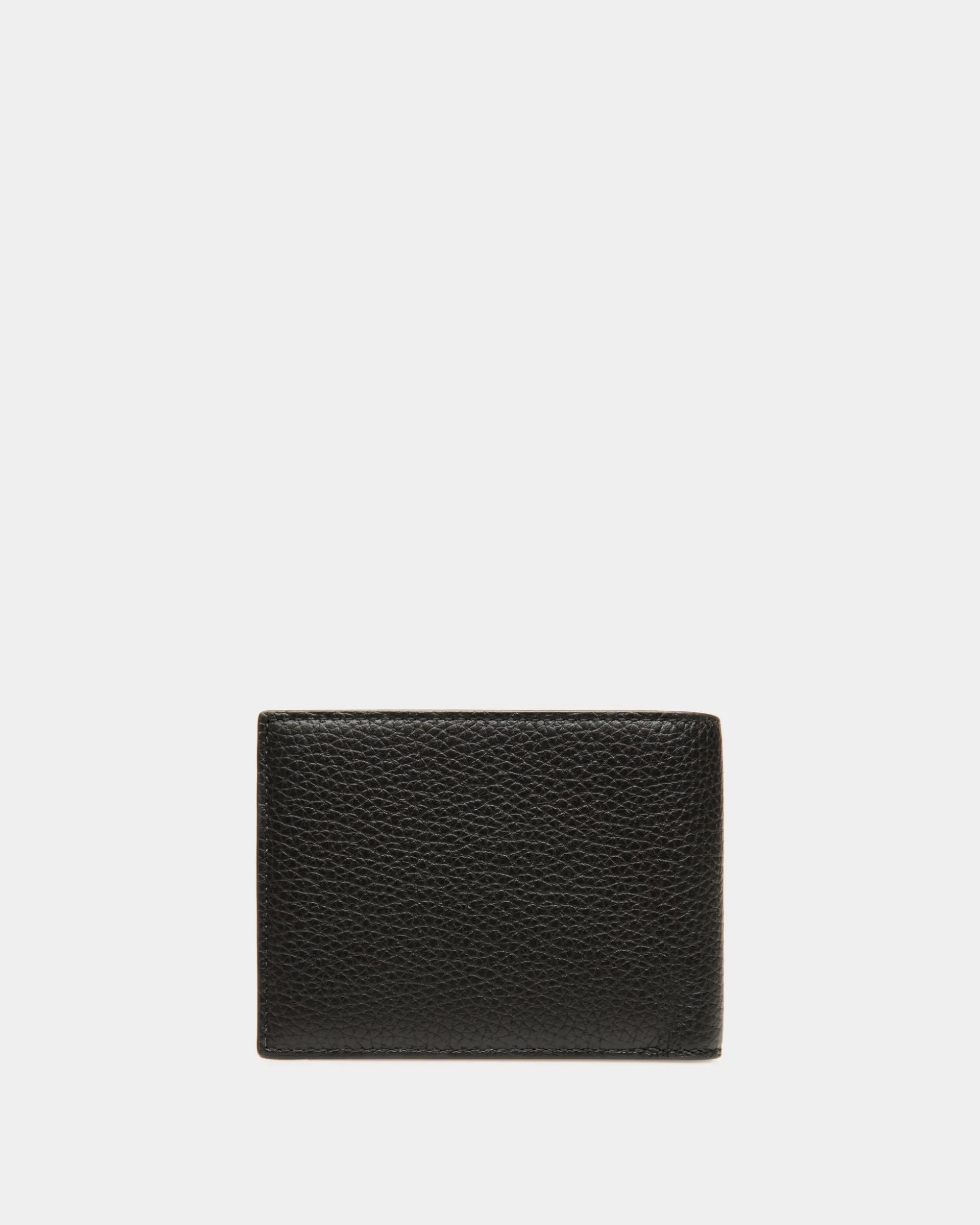 Ribbon Bifold In Black Leather