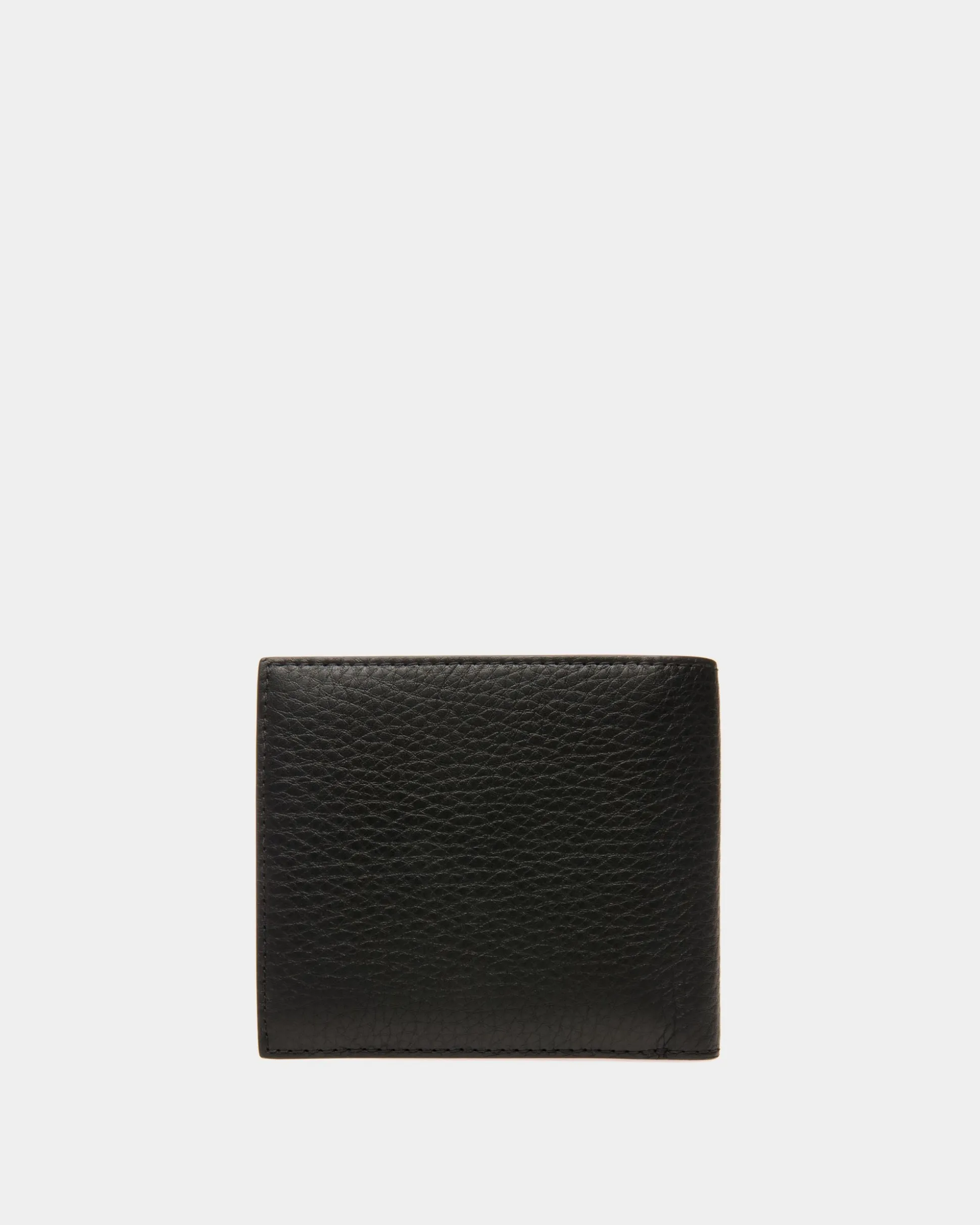 Ribbon ID Coin Wallet In Black Leather
