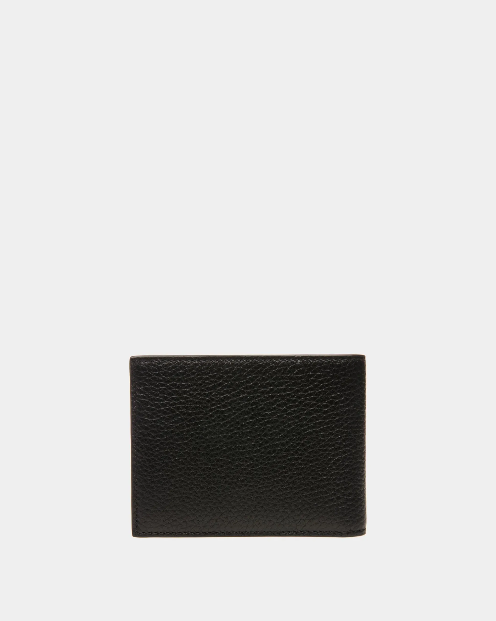 Ribbon Wallet In Black Leather