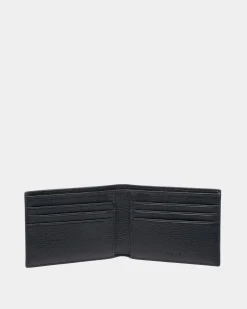 Ribbon Wallet In Midnight Leather