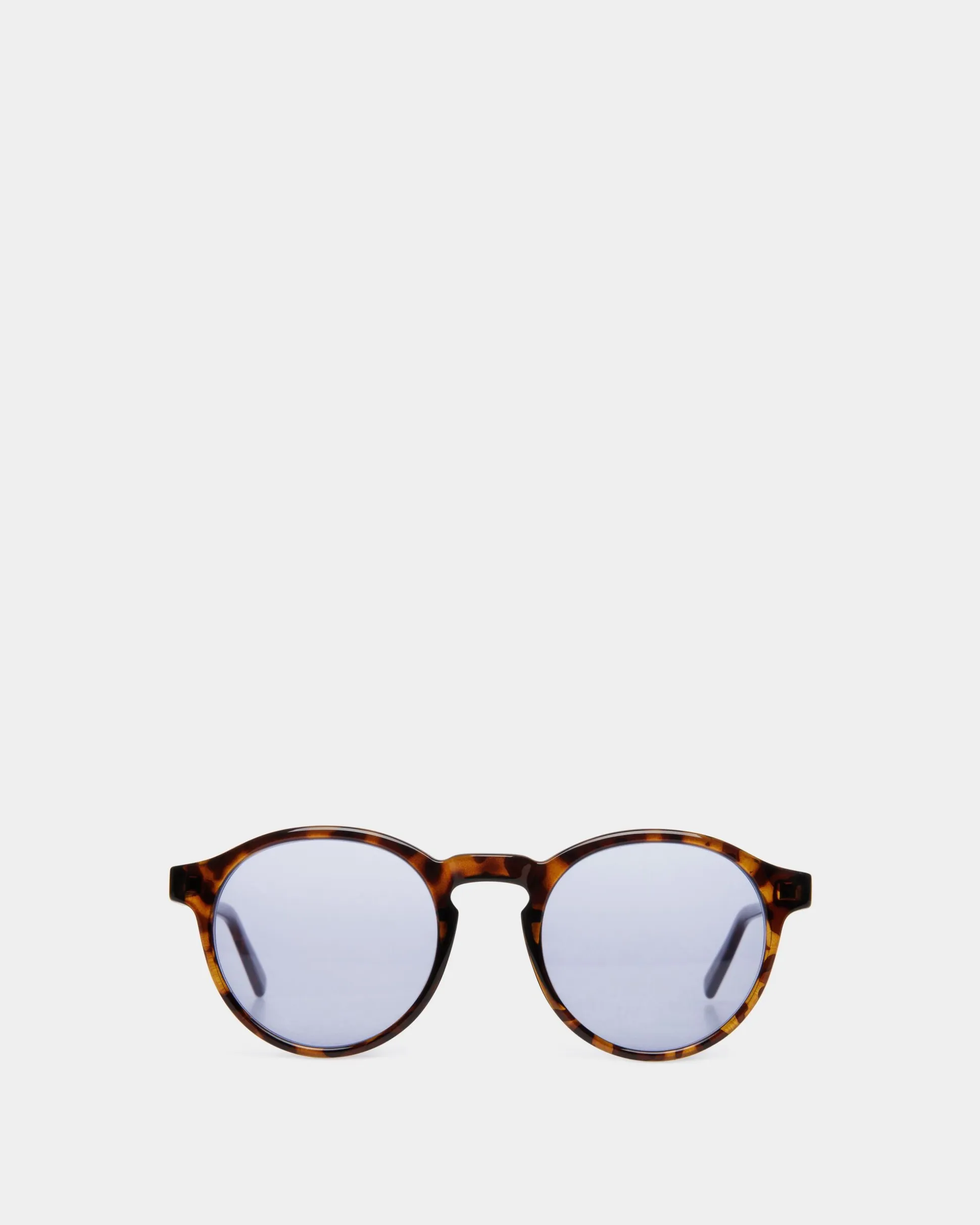 Round Sunglasses in Havana