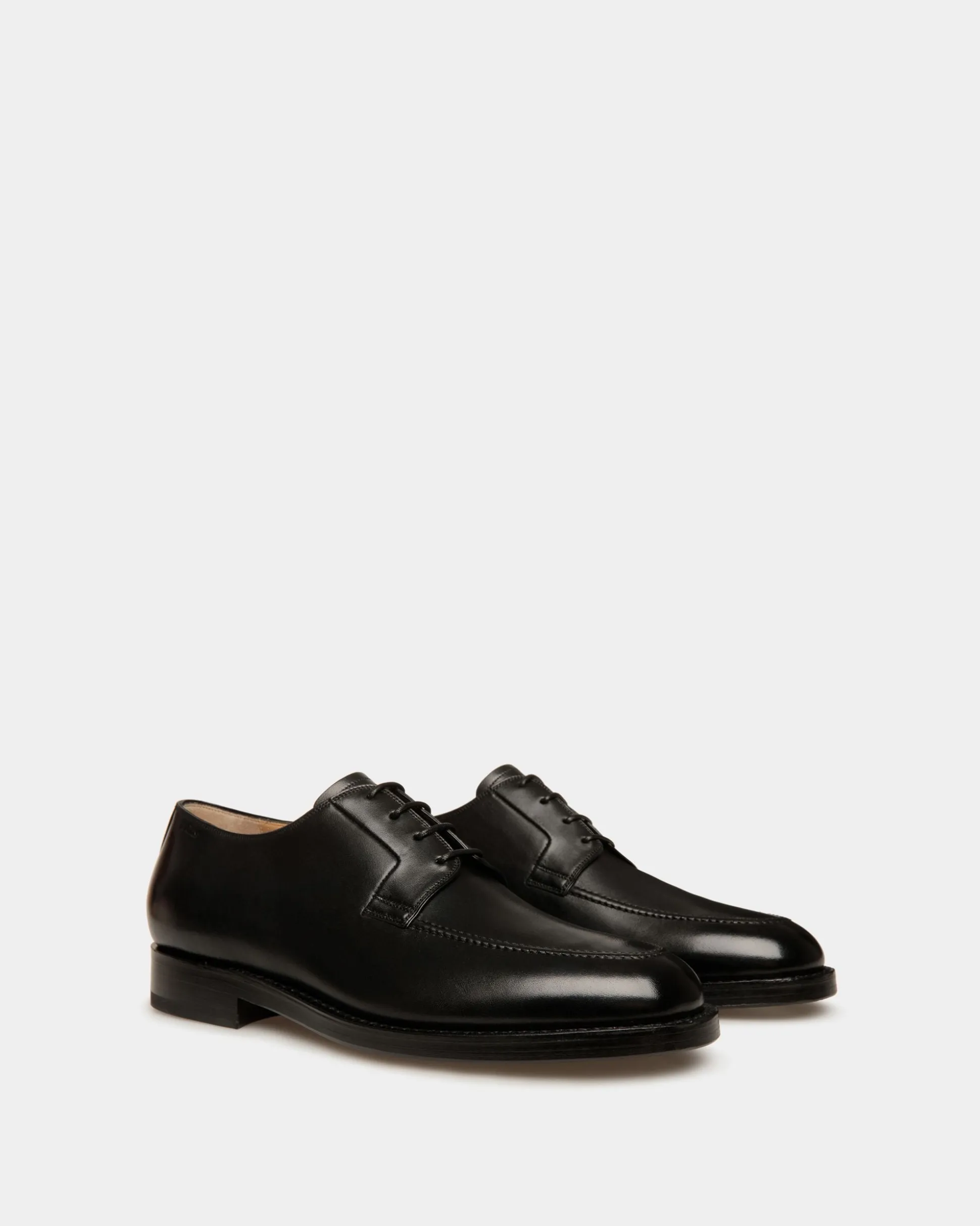 Schoenen Derby In Black Leather