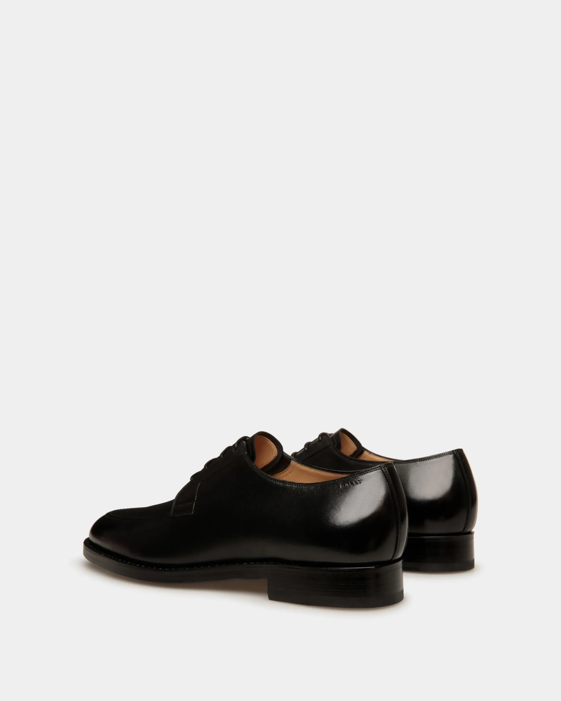 Schoenen Derby In Black Leather