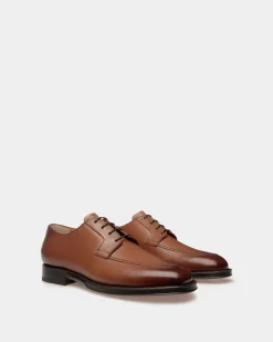 Schoenen Derby in Embossed Leather