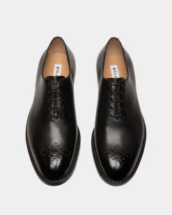 Schoenen Oxford In Black Leather