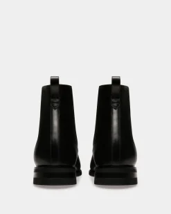 Scribe Novo Booties In Black Leather