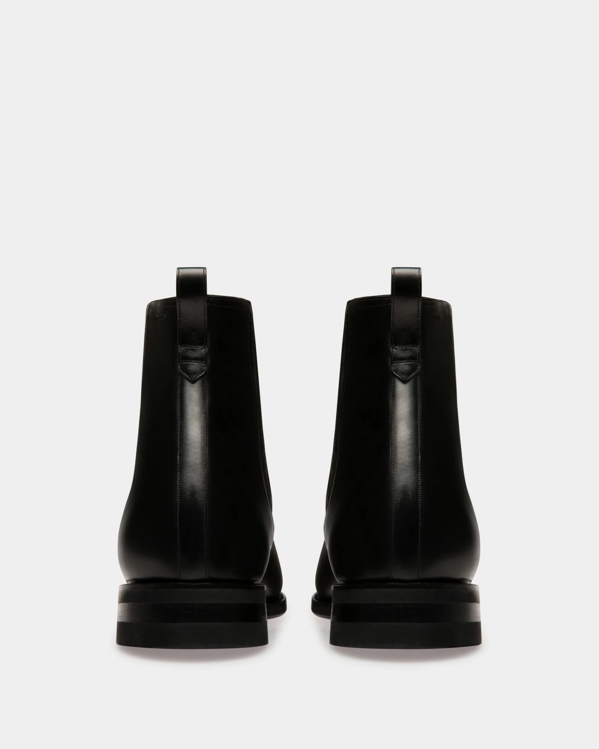 Scribe Novo Booties In Black Leather