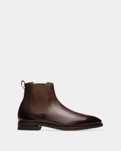 Scribe Novo Booties In Coffee Leather