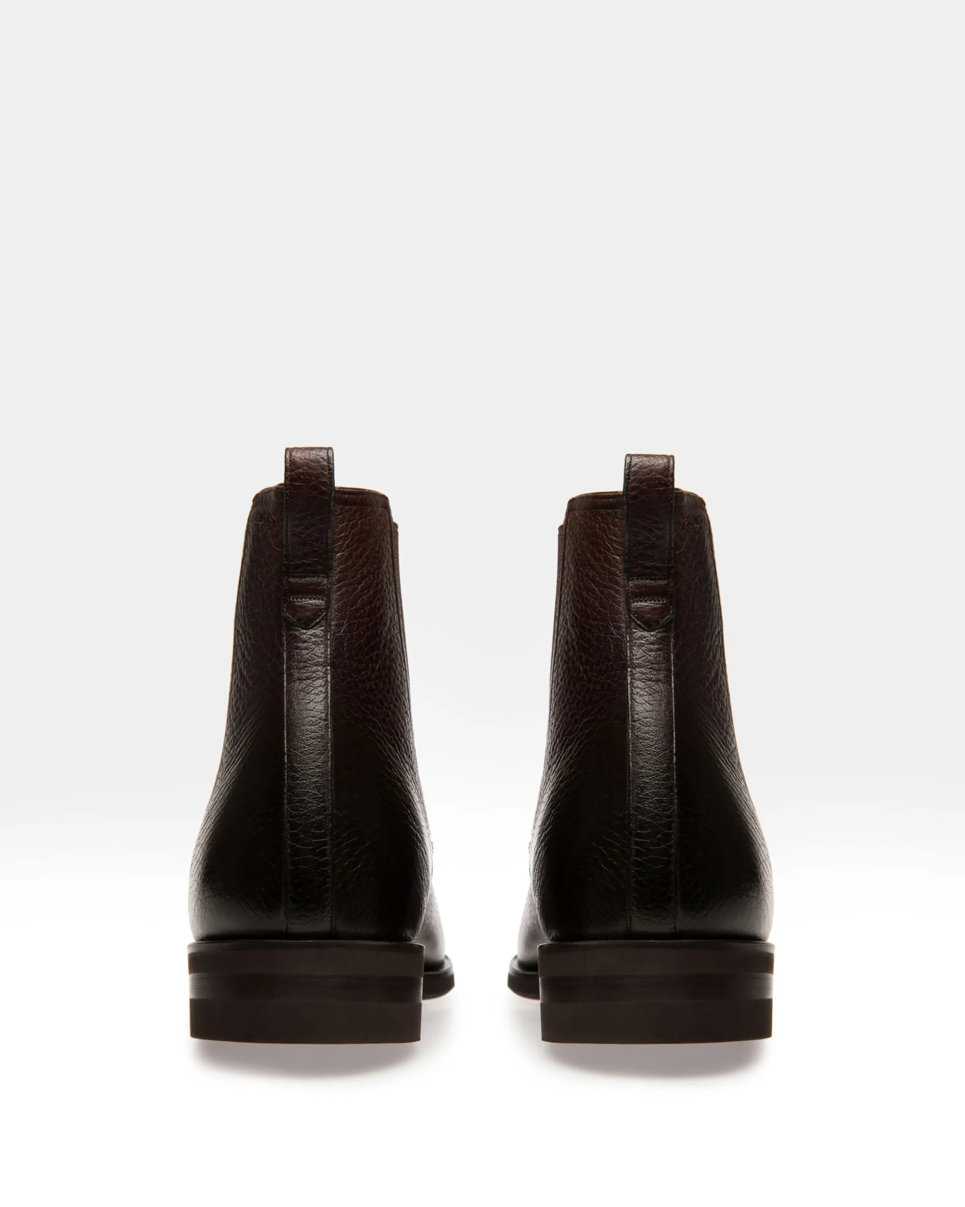Scribe Novo Booties In Coffee Leather