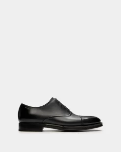 Scribe Un Oxford in Black Leather