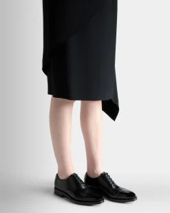 Scribe Un Oxford in Black Leather