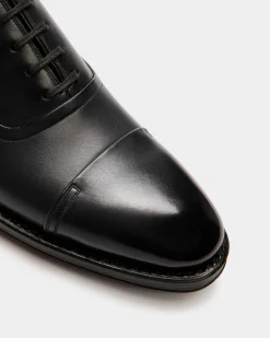 Scribe Un Oxford in Black Leather