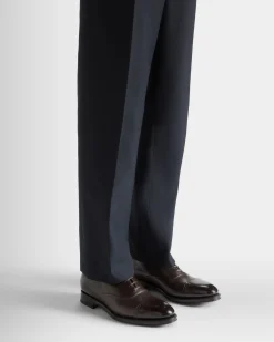 Scribe Un Oxford in Ebony Leather