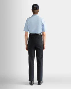 Shirt In Light Blue Cotton
