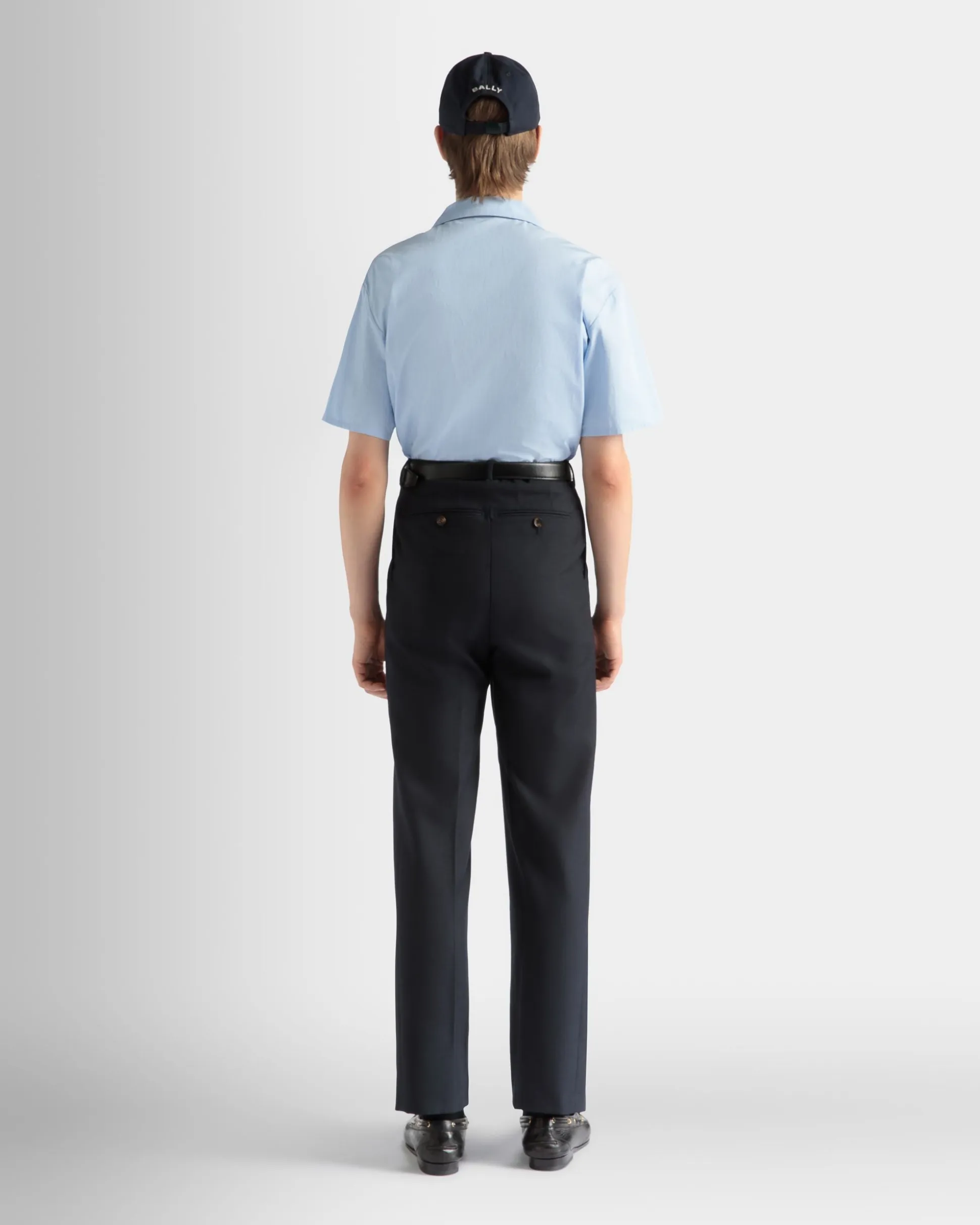 Shirt In Light Blue Cotton
