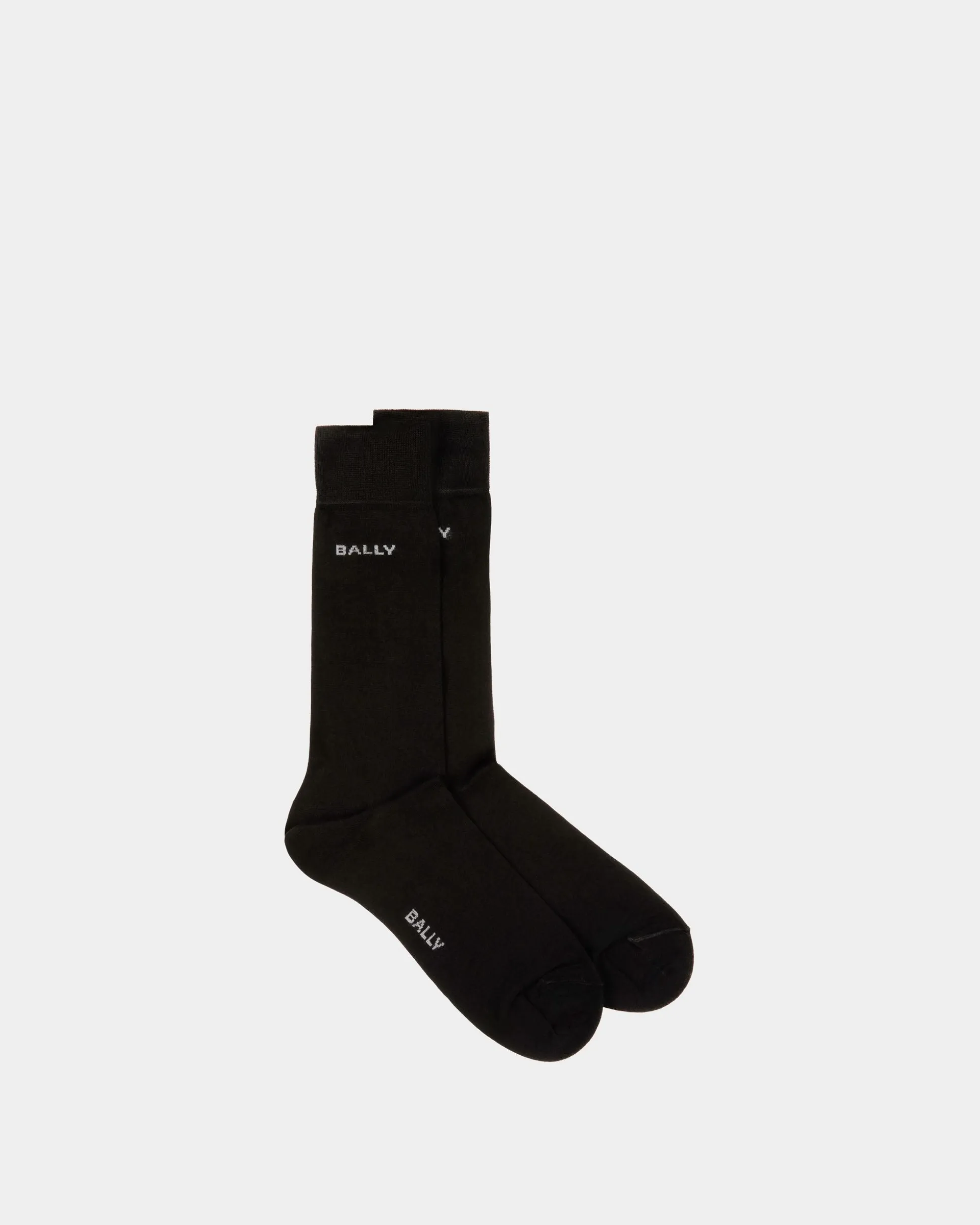 Socks In Black Cotton