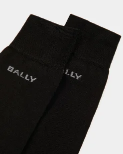 Socks In Black Cotton