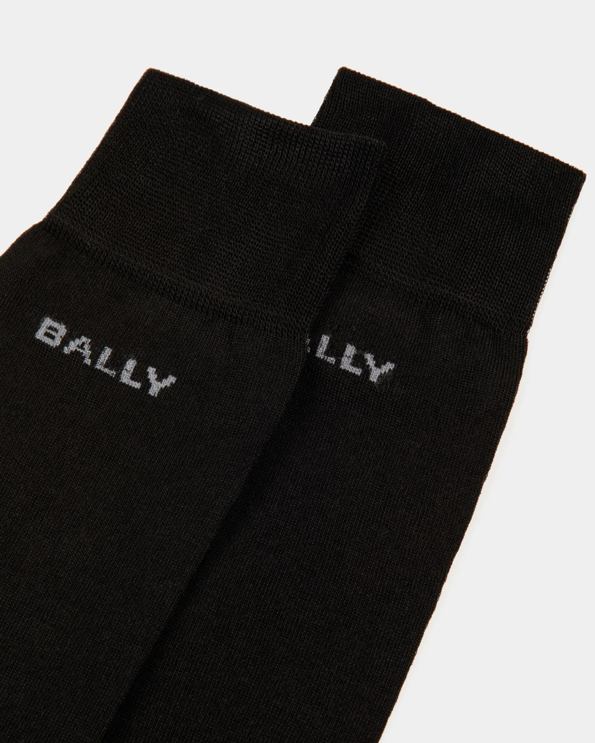 Socks In Black Cotton