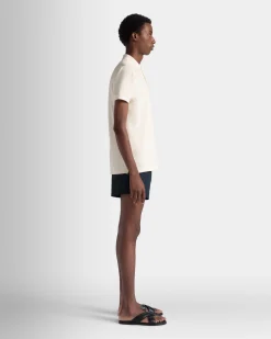 Summer Capsule Polo Shirt In White Cotton