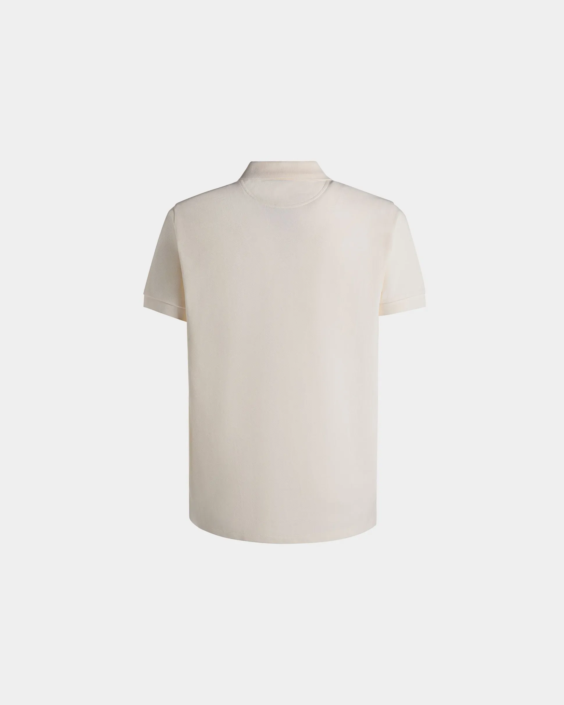 Summer Capsule Polo Shirt In White Cotton