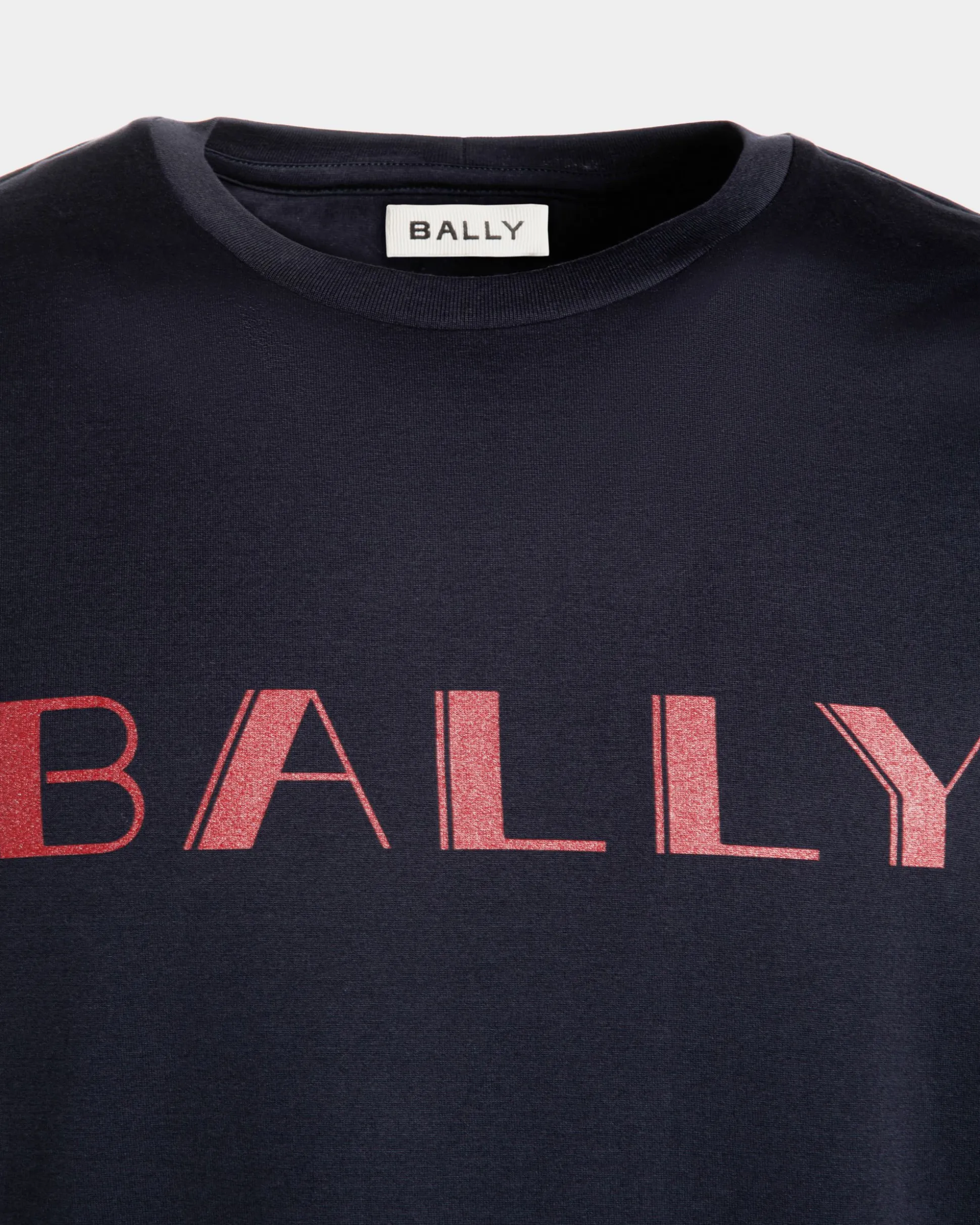 Summer Capsule T-Shirt In Navy Blue Cotton