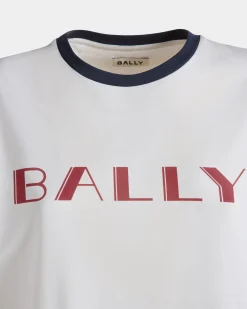 Summer Capsule T-Shirt In White Cotton
