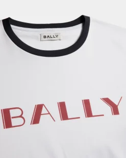 Summer Capsule T-Shirt In White Cotton