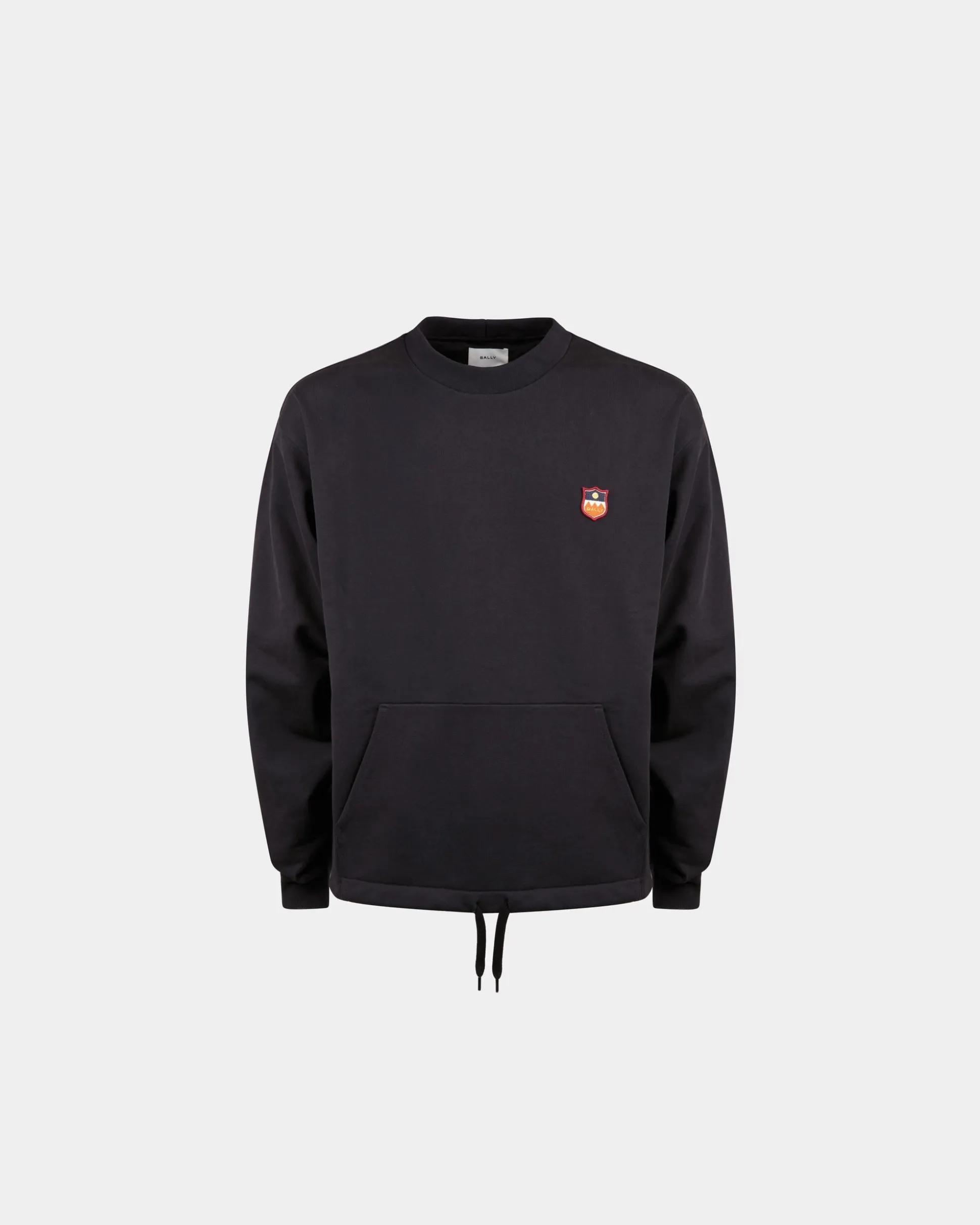 Sweatshirt in Navy Blue Cotton