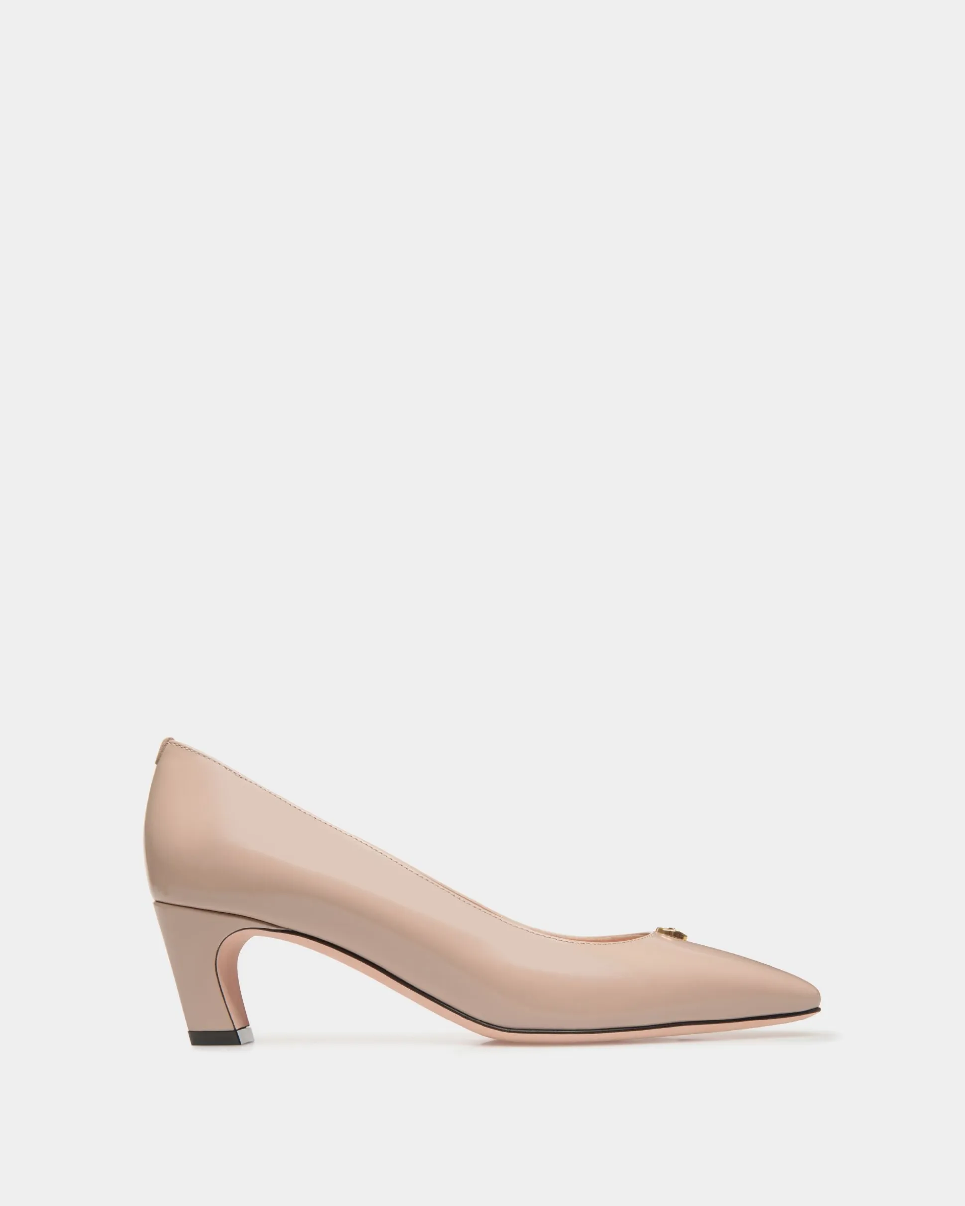 Sylt Pump In Light Beige Brushed Leather