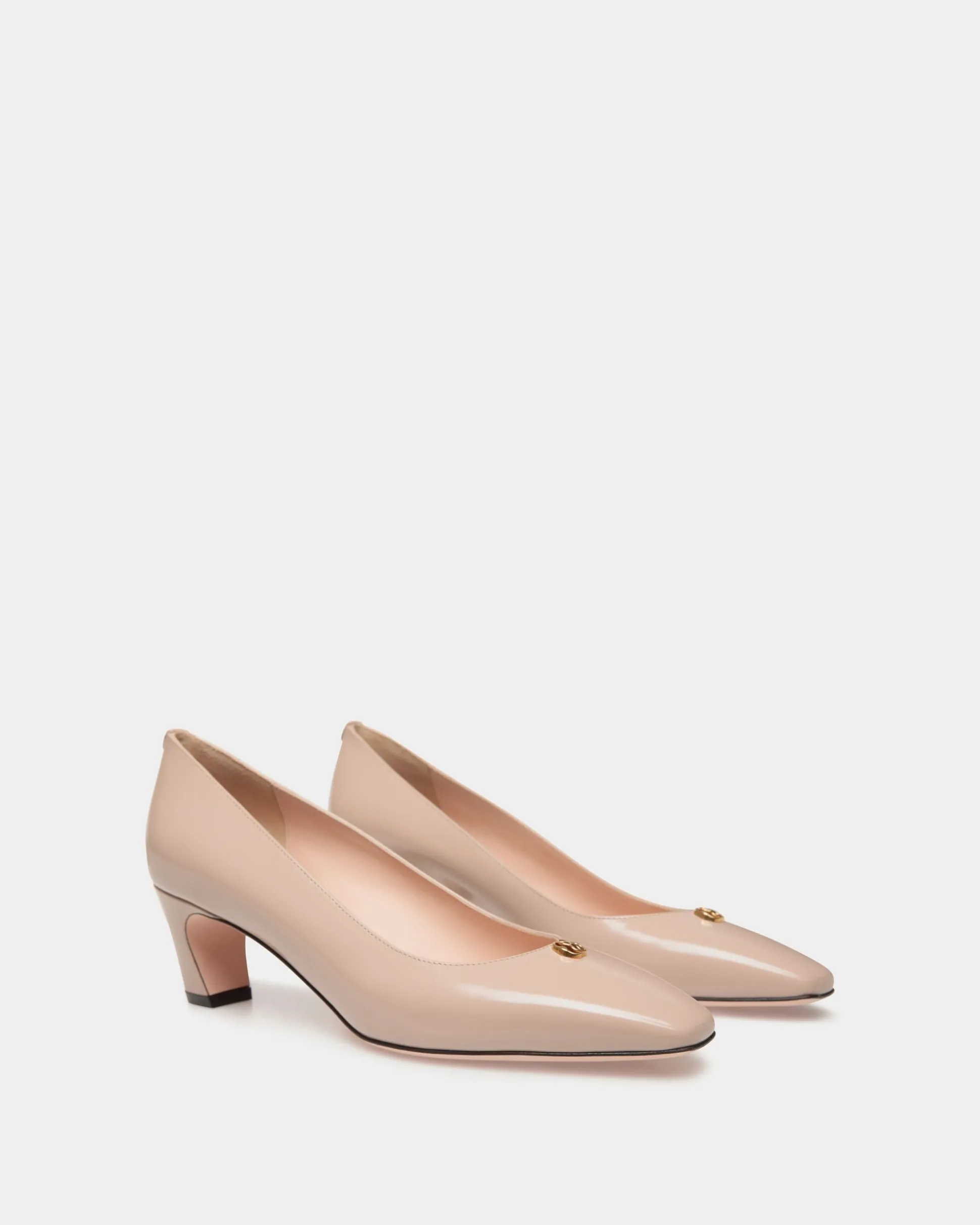 Sylt Pump In Light Beige Brushed Leather