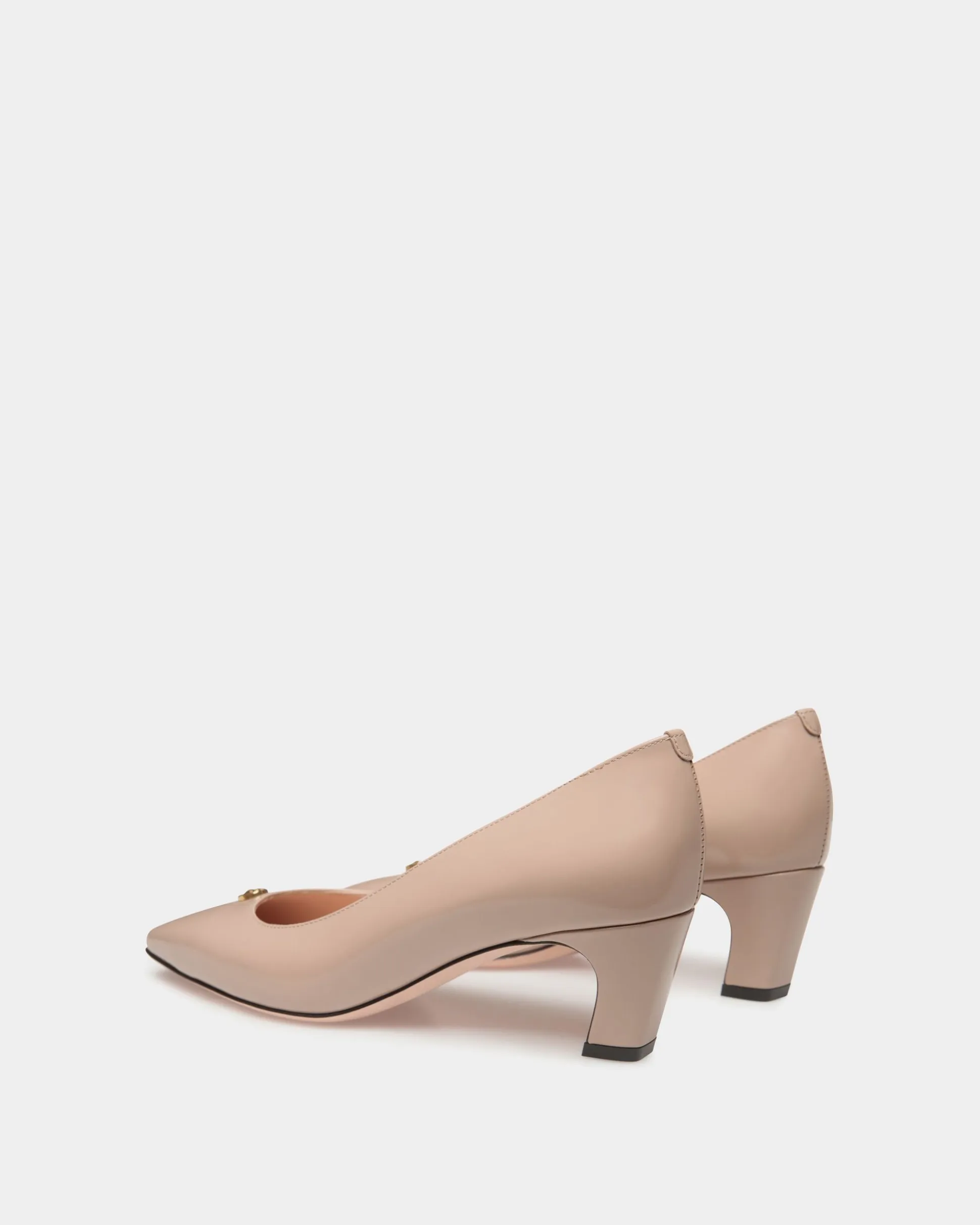 Sylt Pump In Light Beige Brushed Leather