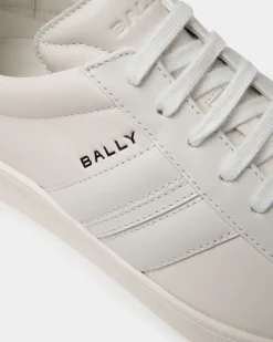 Tennis Sneaker In White Leather