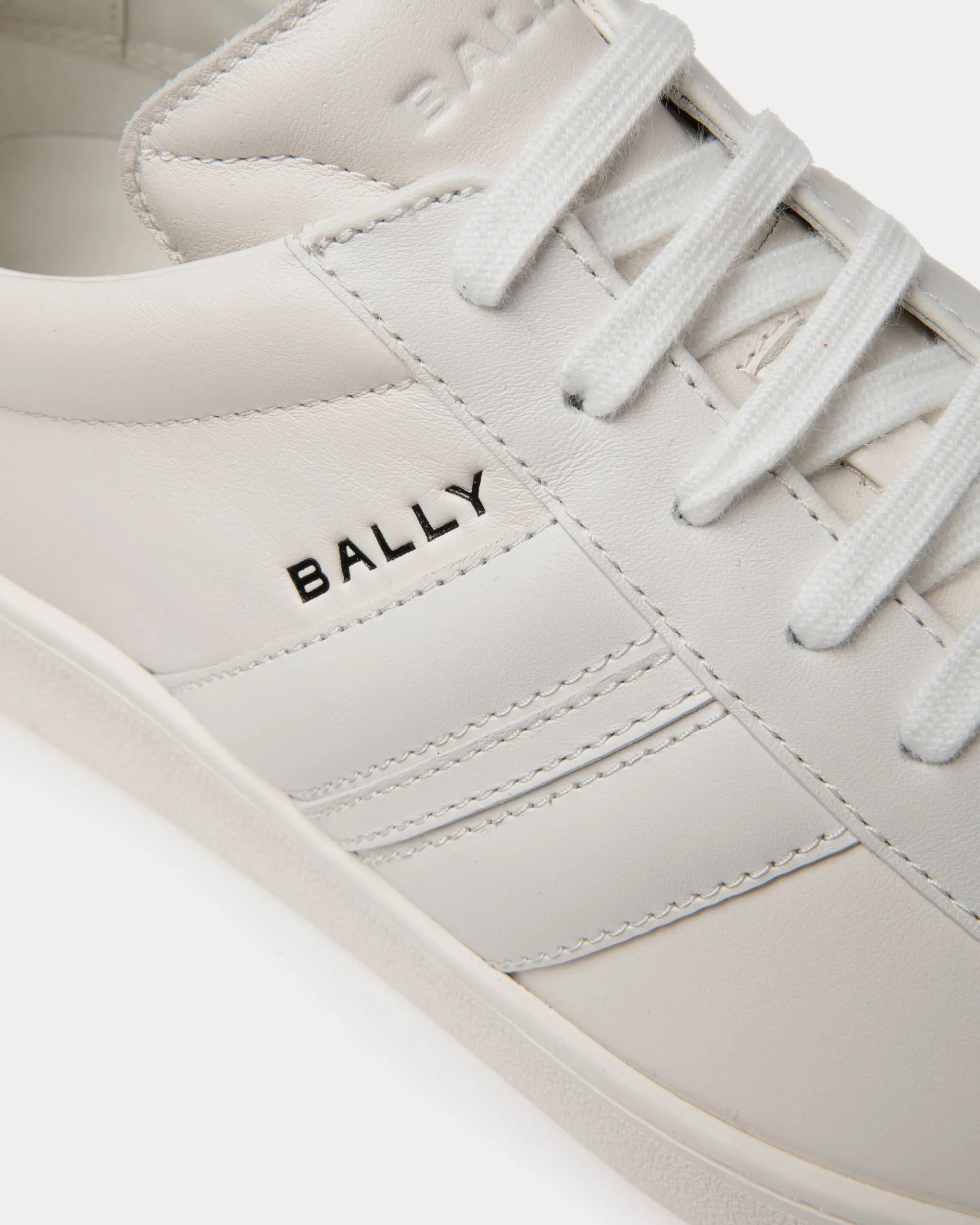 Tennis Sneaker In White Leather